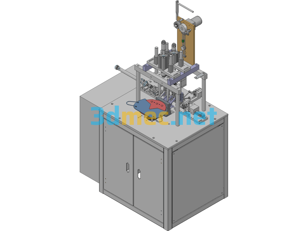 N95 Ear Band Welding Machine Exported 3D Model Free Download