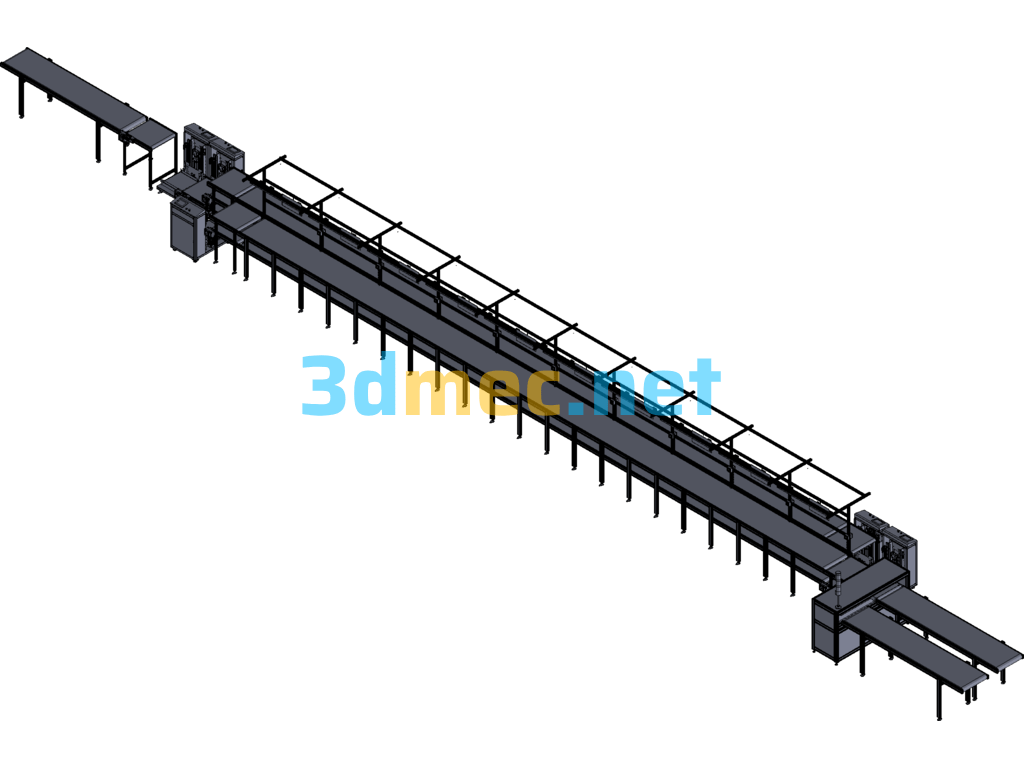 NB AFT2.0-Conveyor Line Body Exported 3D Model Free Download