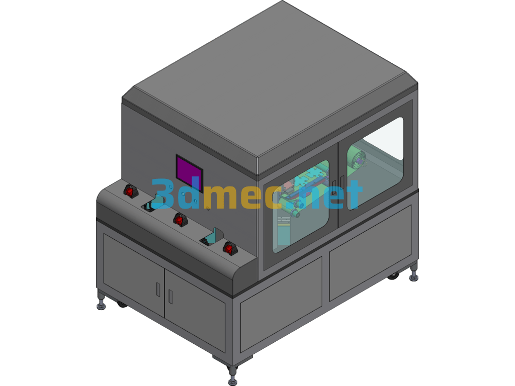 Charger Shell Laminating Equipment SolidWorks 3D Model Free Download