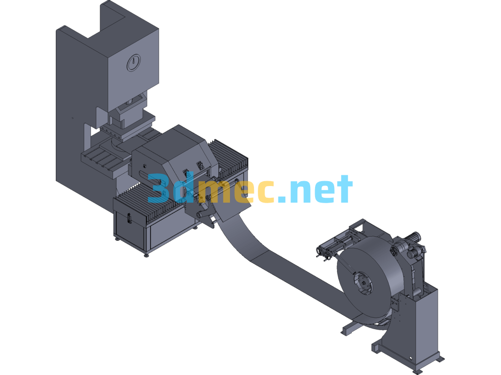 Punch Swing Feeder Exported 3D Model Free Download