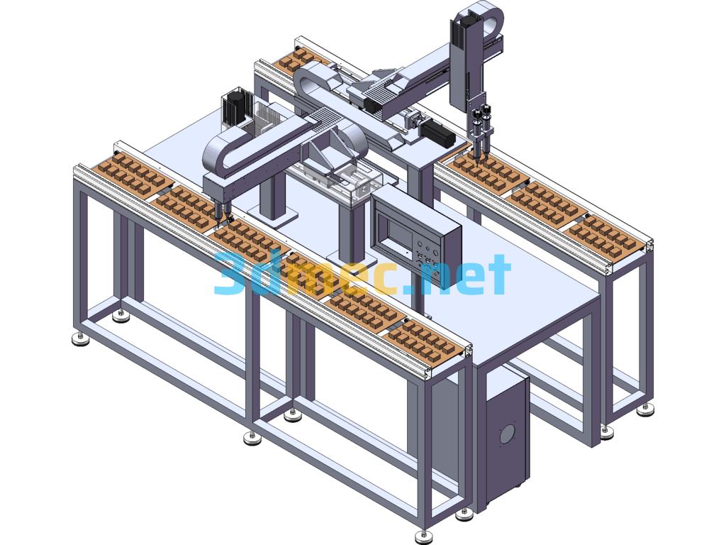 In-Line Dispenser SolidWorks 3D Model Free Download