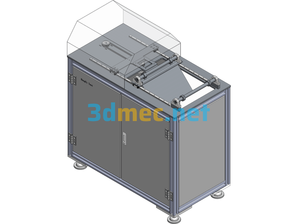 Microcomputer Control Based Negative Bending Tester SolidWorks 3D Model Free Download
