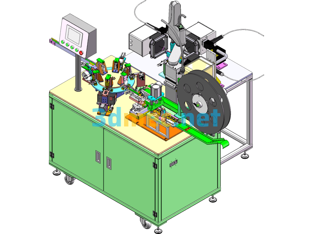 Machines Produced: Shield Cutting And Bending Machine (Detailed DFM Introduction) SolidWorks 3D Model Free Download
