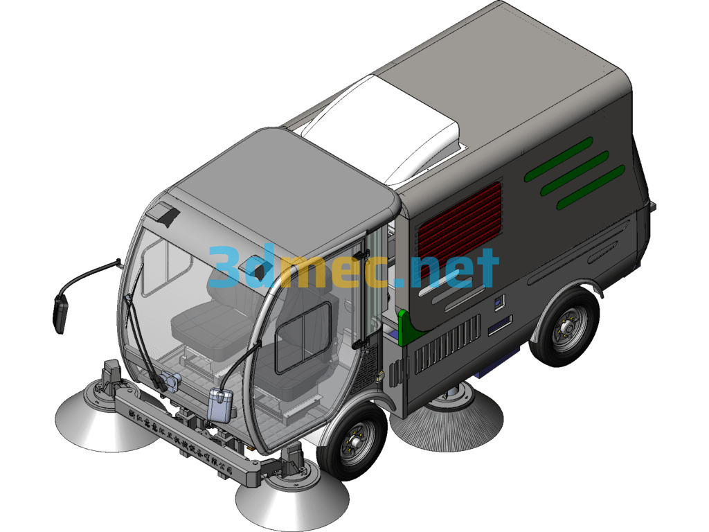 Sweeper Complete Set Of Drawings SolidWorks 3D Model Free Download