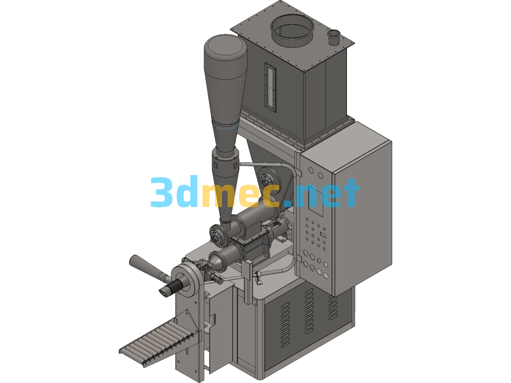 Powder Quantitative Packaging Machine SolidWorks 3D Model Free Download