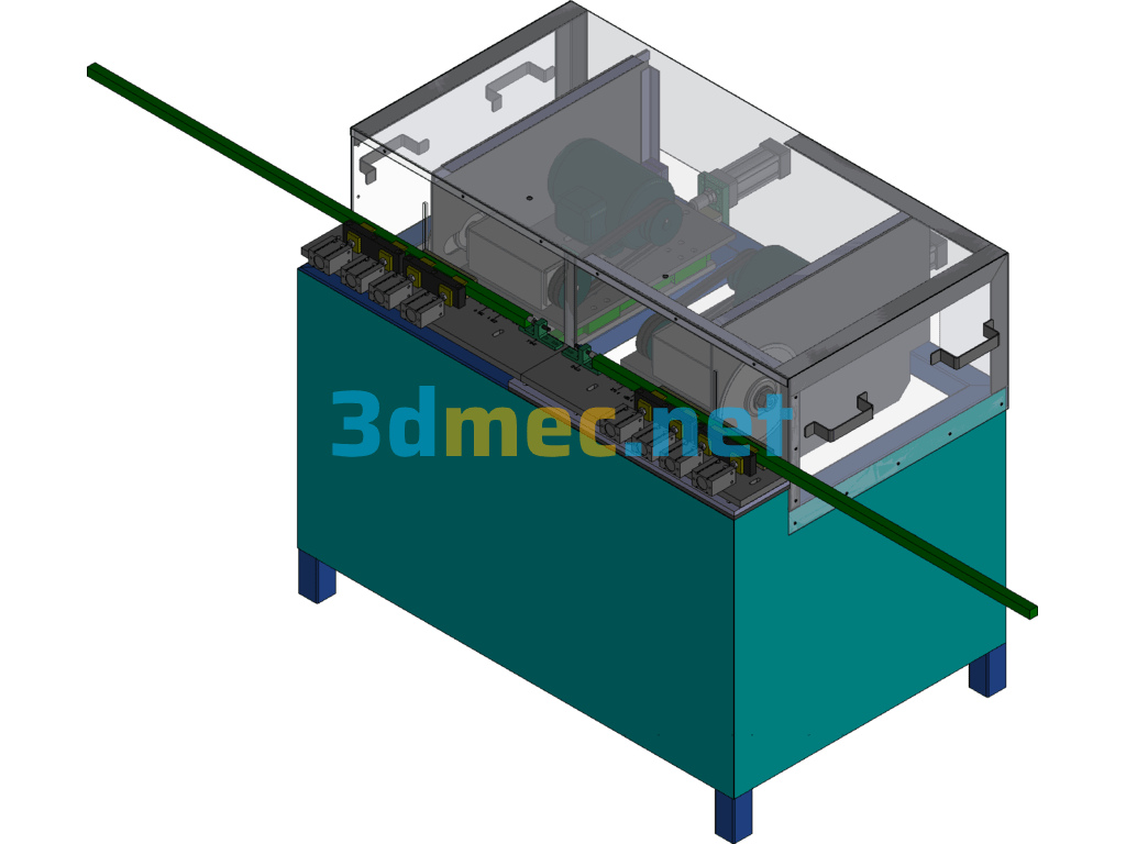 Homemade Multi-Position Double-Head Sawing Machine Exported 3D Model Free Download