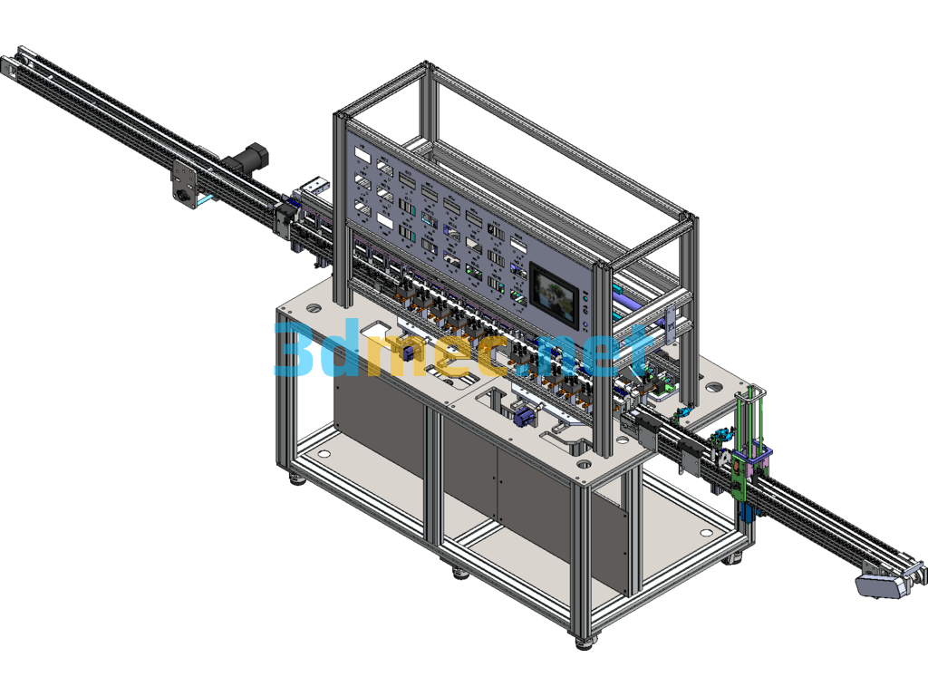 Automatic Time-Delay Detection Unit Equipment (Already Produced With BOM) SolidWorks 3D Model Free Download