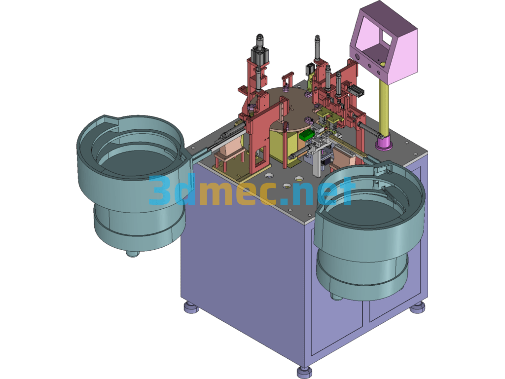 Waterproof Connector Automatic Assembly Machine (Mature And Put Into Production) Round Product Automatic Assembly Equipment Exported 3D Model Free Download