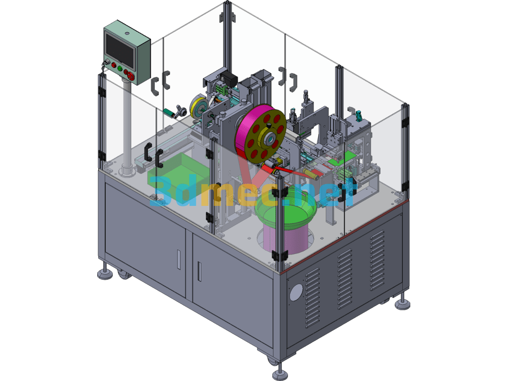 Non-Standard Automatic Laminating Machine Assembly Exported 3D Model Free Download