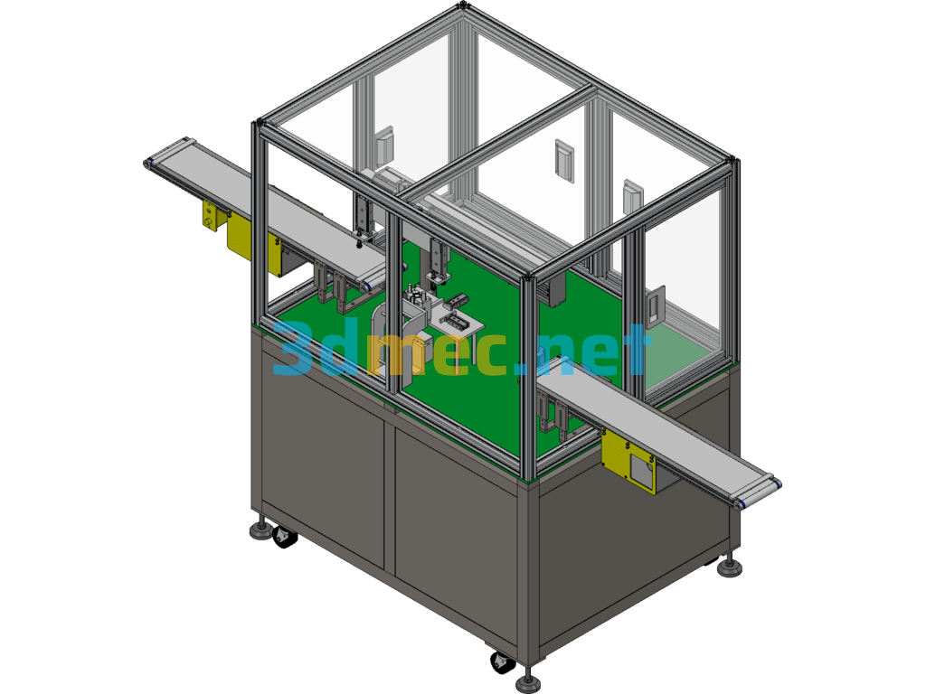 Battery Head Automatic Pressure Retention Machine Exported 3D Model Free Download