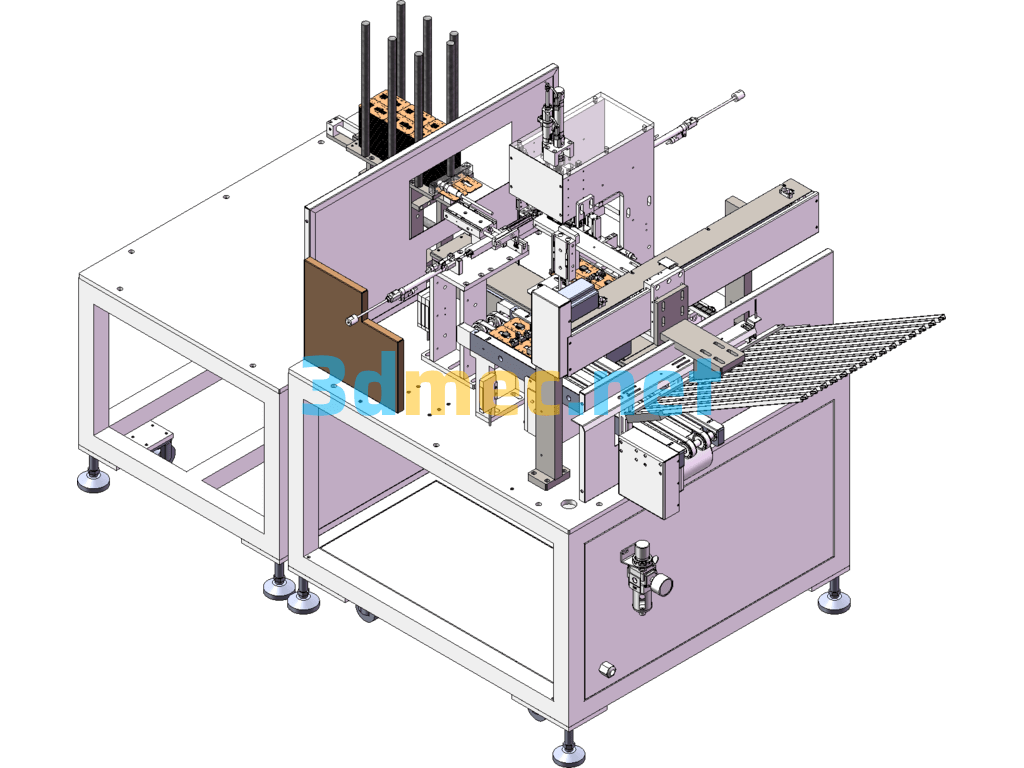 Mouse Insert Machine SolidWorks 3D Model Free Download