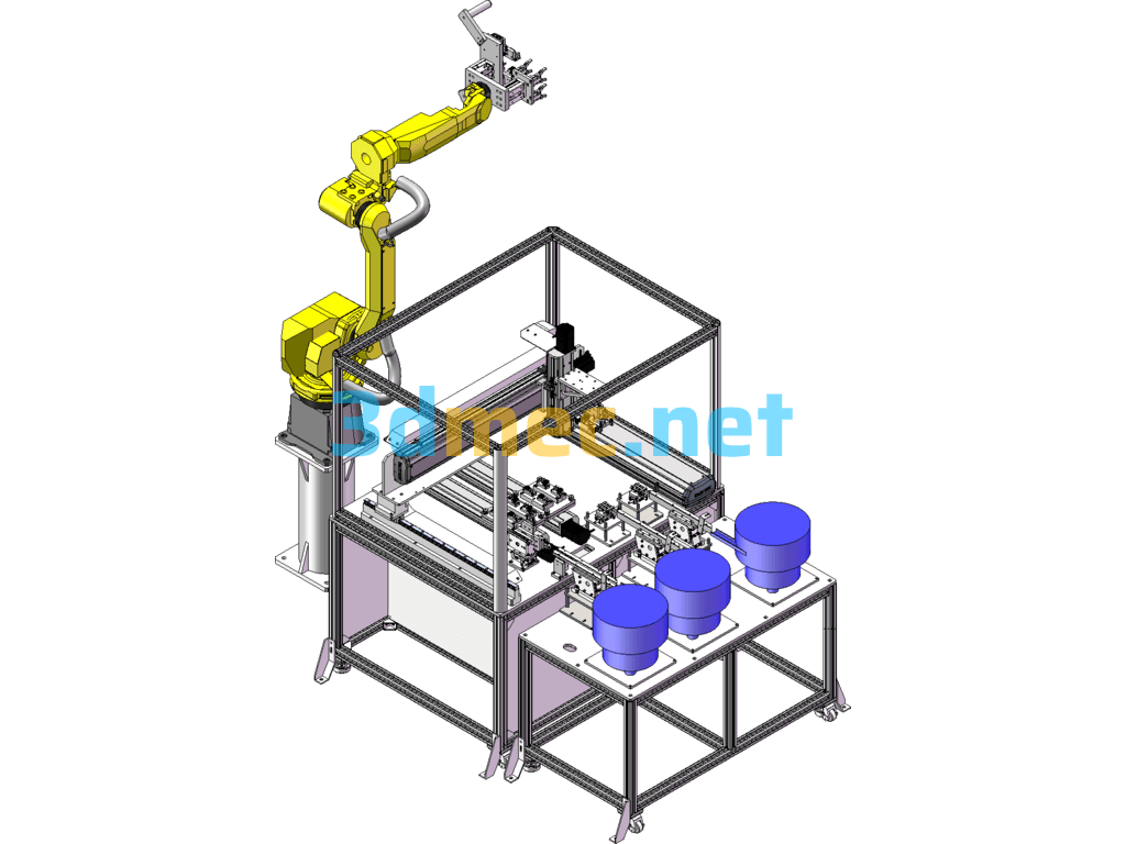 445 Automatic Loading SolidWorks 3D Model Free Download