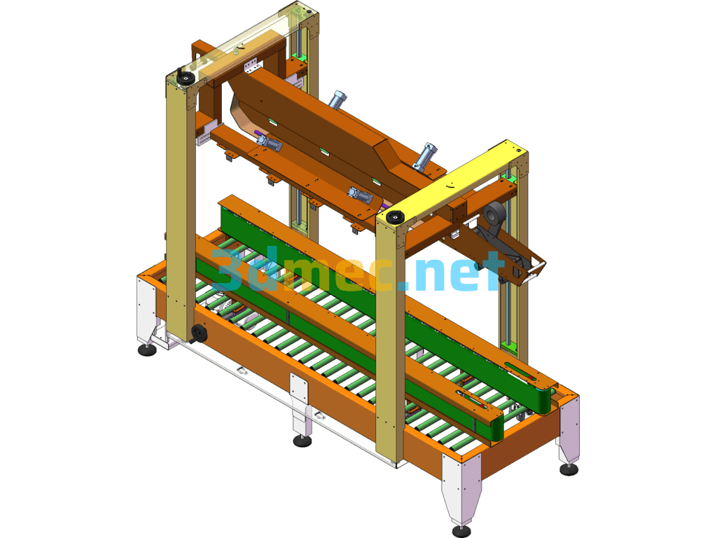 Sealing Machine SolidWorks 3D Model Free Download