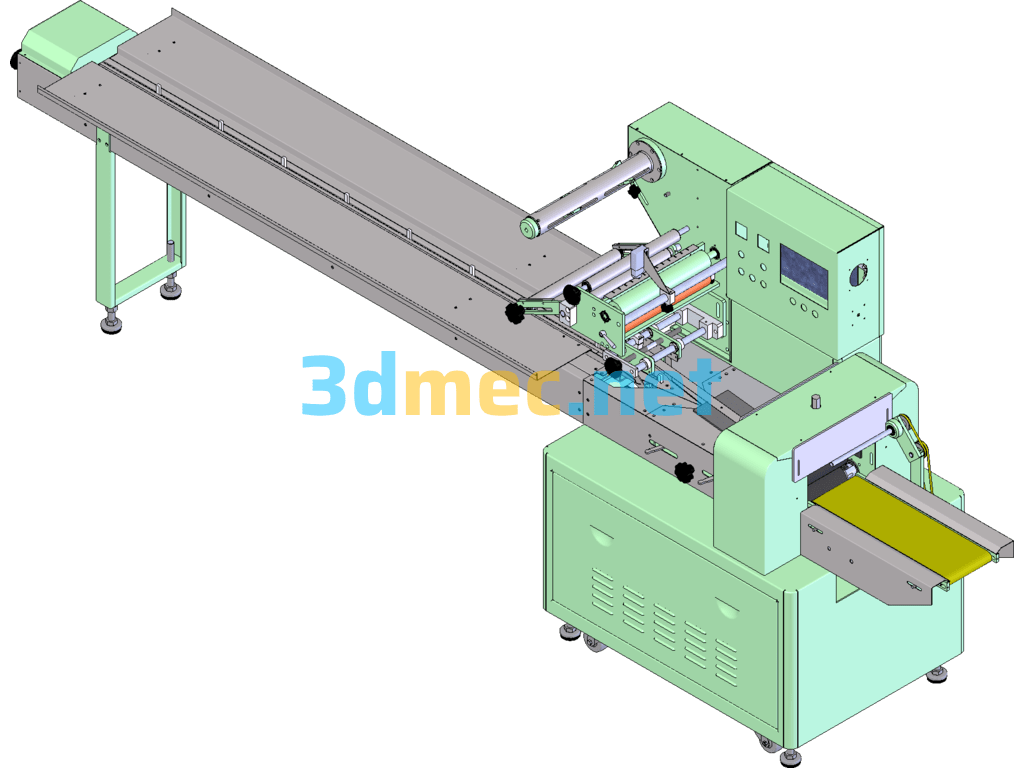 Product Packaging Machine SolidWorks 3D Model Free Download
