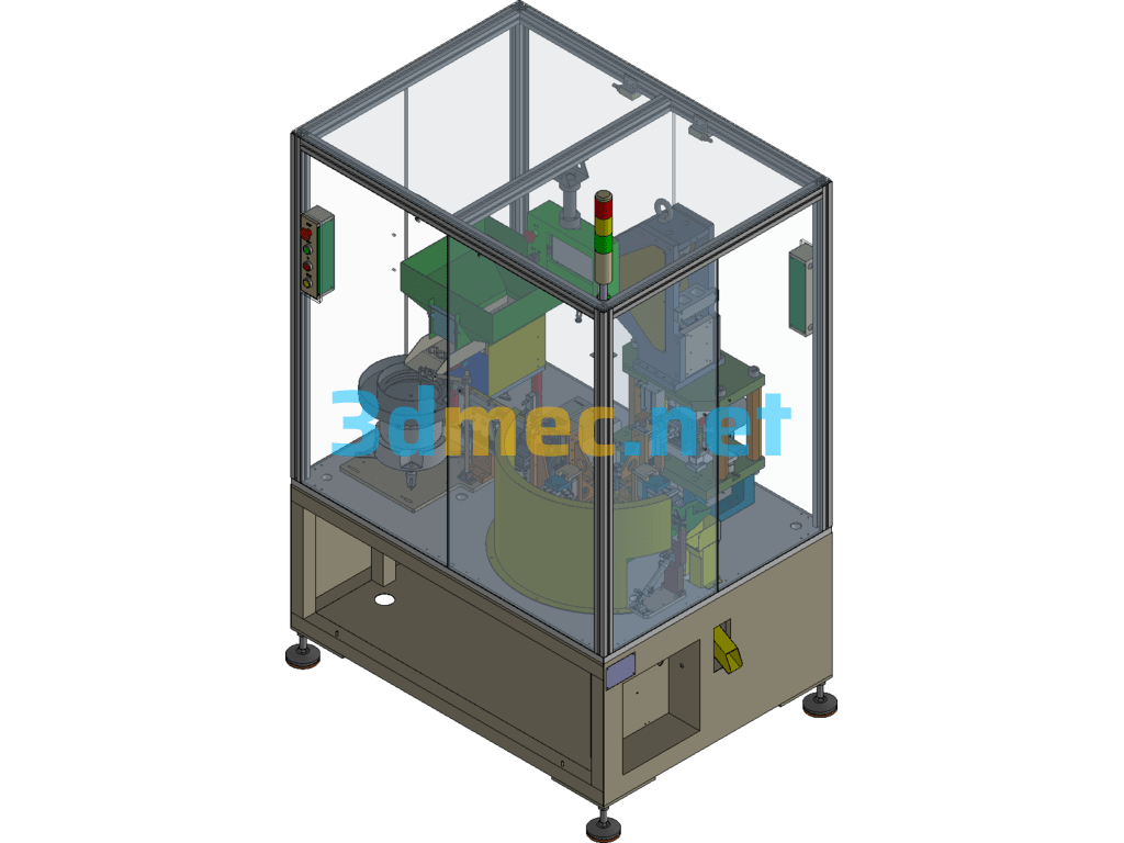 Automatic Trimming Machine Exported 3D Model Free Download
