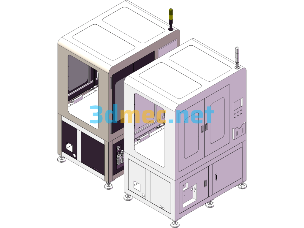 3D Model Of Automatic Stand-Alone Rack SolidWorks 3D Model Free Download