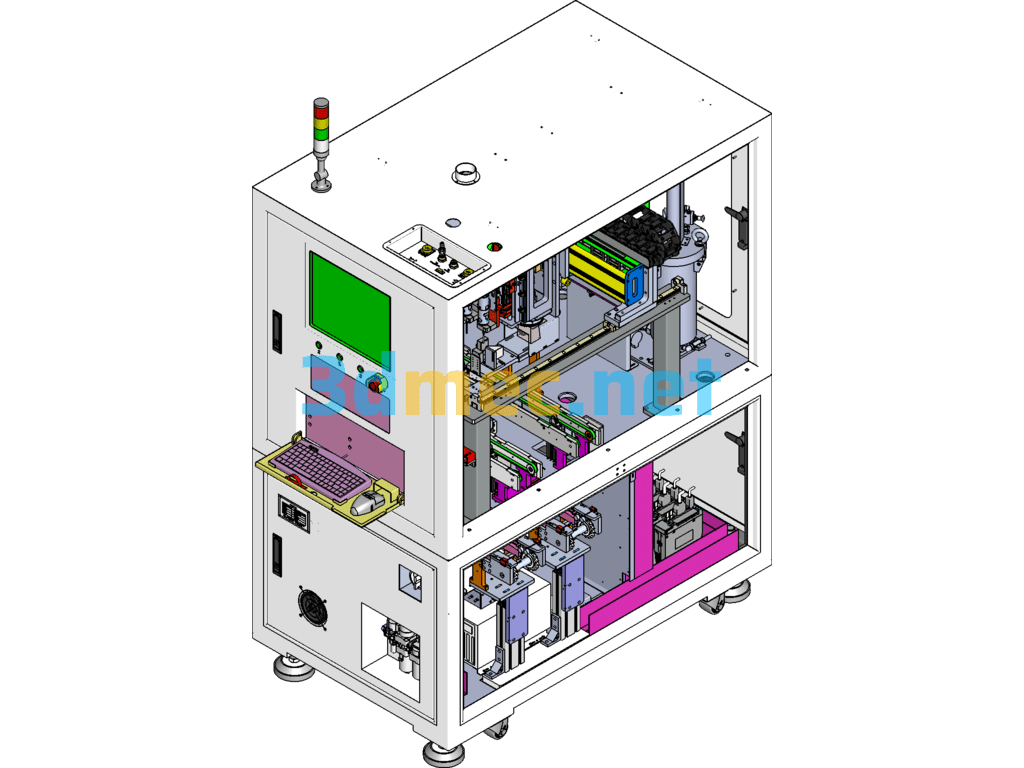 Internal AC Spring Dispenser SolidWorks 3D Model Free Download