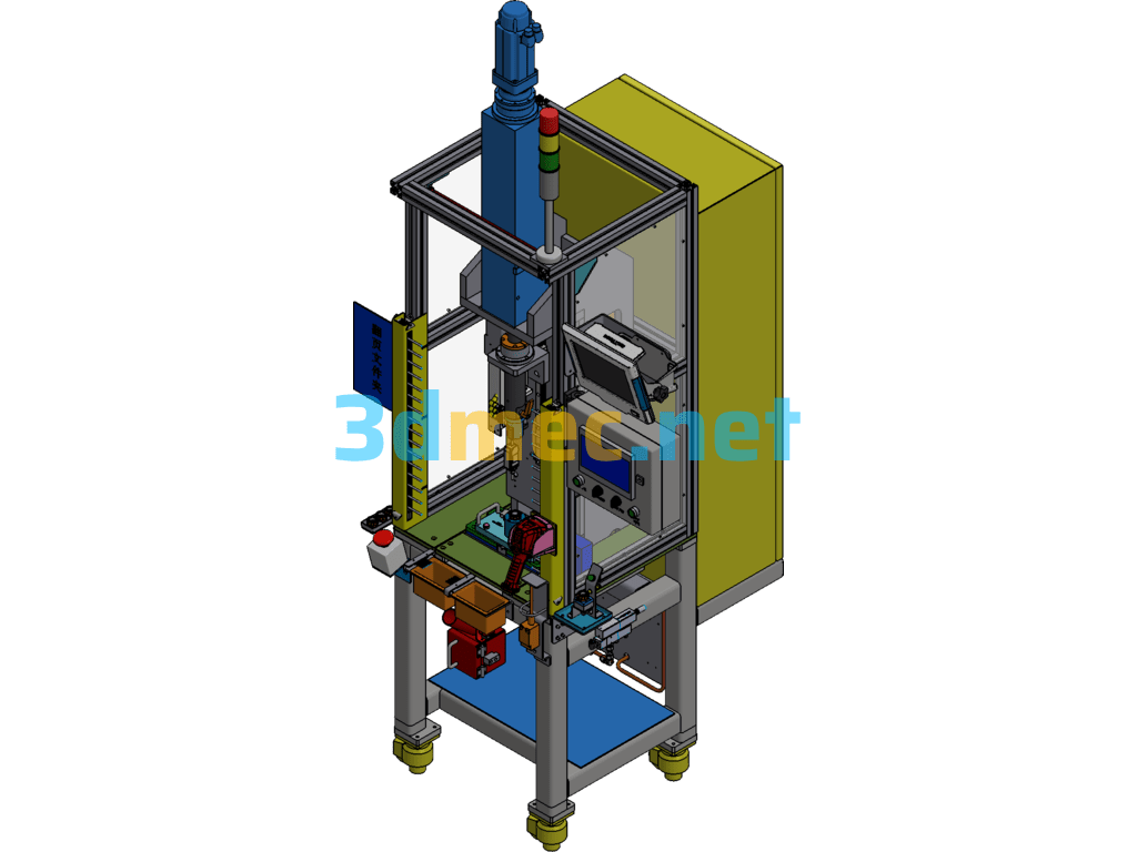 Shaft Riveting Machine Inventor 3D Model Free Download