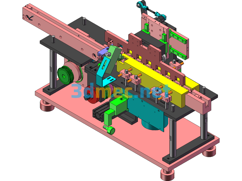 Pure Cam Structure Air Blowing Dust Collector - 3D Model SolidWorks Free Download