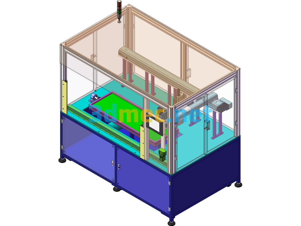 Automatic Soldering Machine - 3D Model SolidWorks Free Download