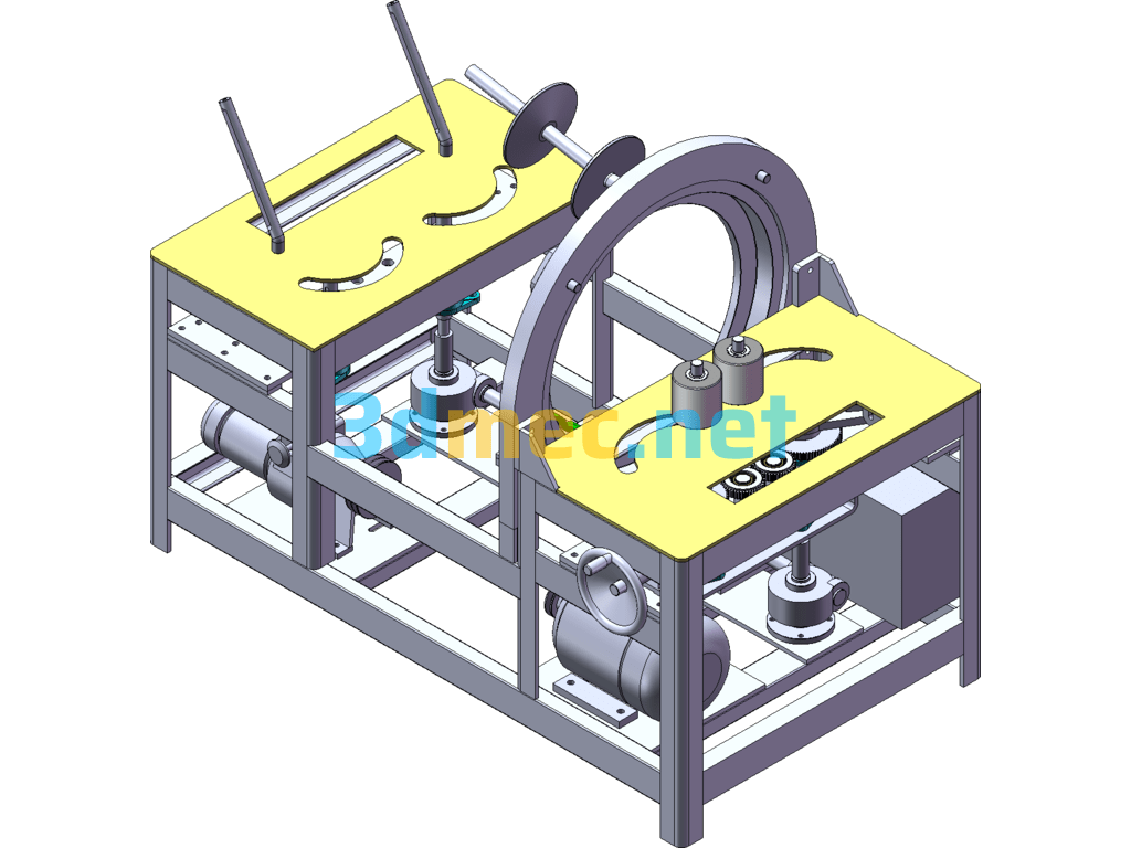 Profile Packaging Machine - 3D Model SolidWorks Free Download