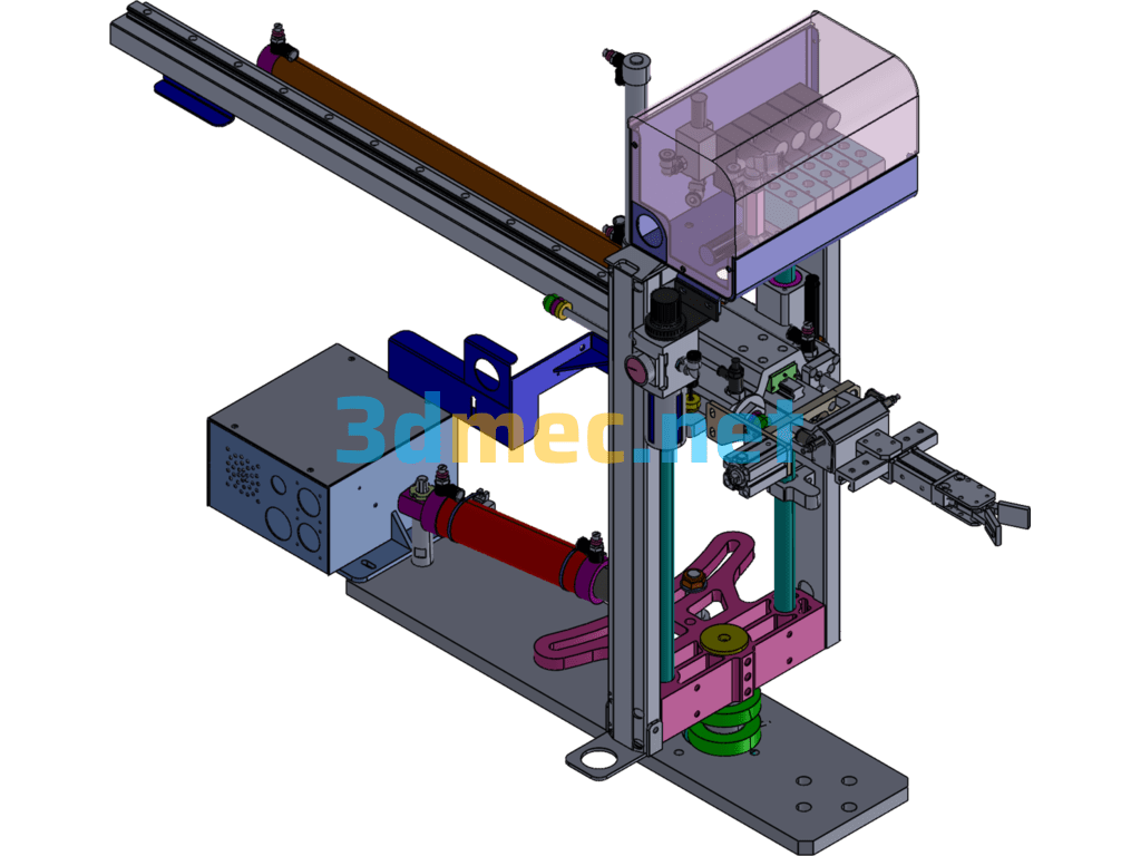 Standard 5-Axis Robot - 3D Model SolidWorks Free Download