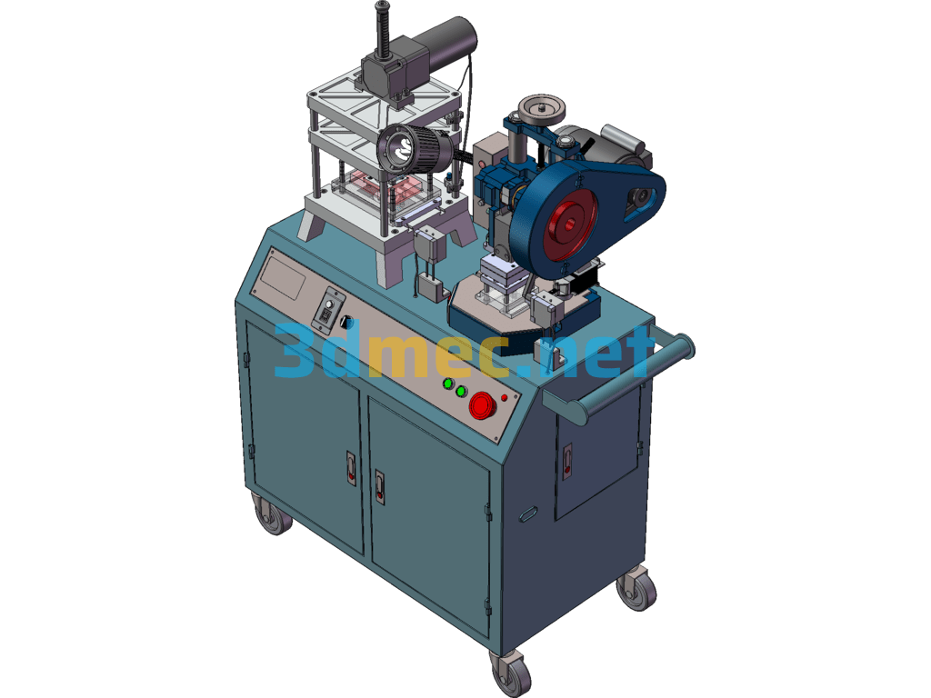 Punch Press - 3D Model SolidWorks Free Download