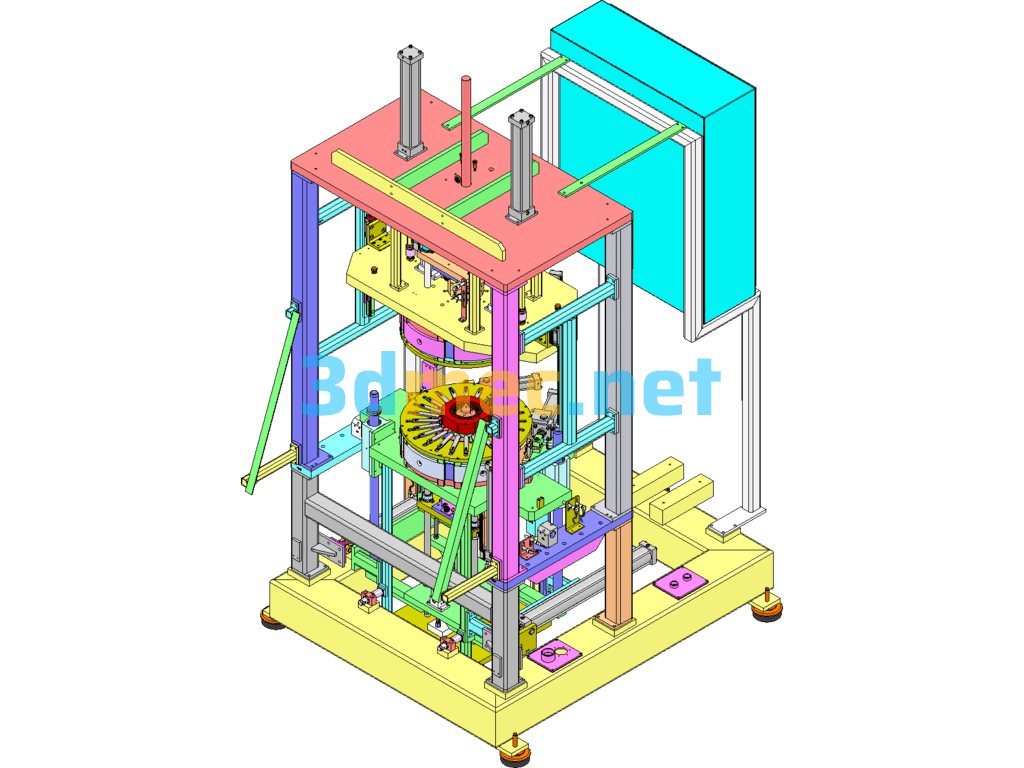 Motor Stator Assembly Machine - 3D Model SolidWorks Free Download