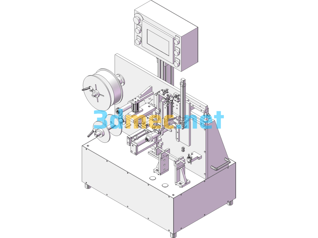 Wire Labeling Machine - 3D Model SolidWorks Free Download