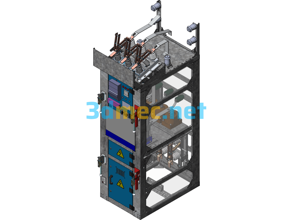 10kV Distribution Cabinet (SW Design) - 3D Model SolidWorks Free Download