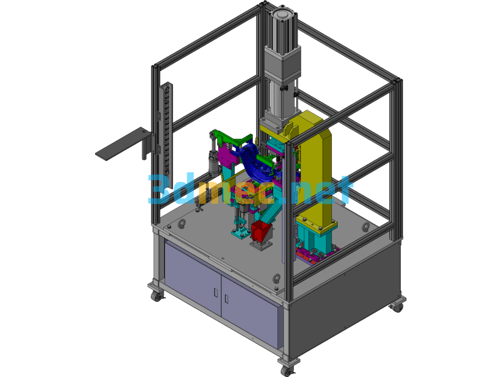 Automatic Punching Machine - 3D Model Exported Free Download