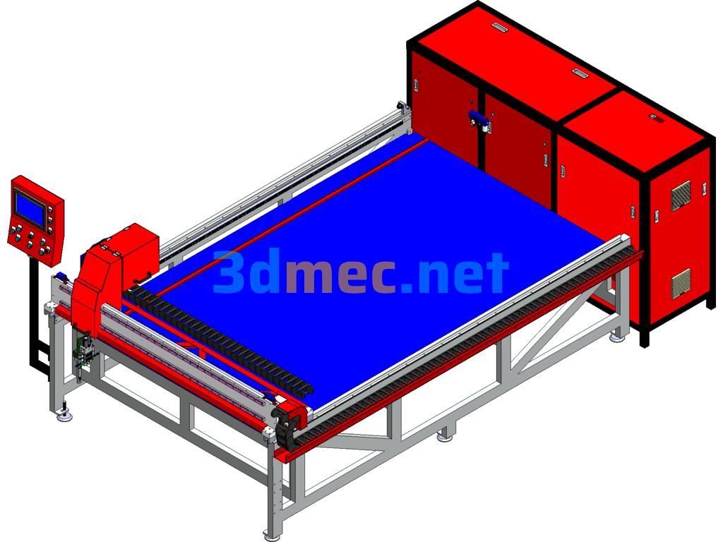 Glue Dispensing Line (New Automatic Glue Dispensing Machine) - 3D Model SolidWorks Free Download