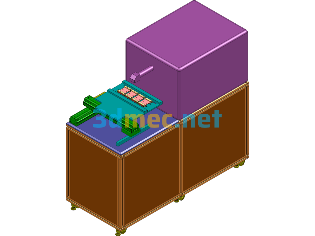 Laser Machine (For Laser Coding) - 3D Model SolidWorks Free Download