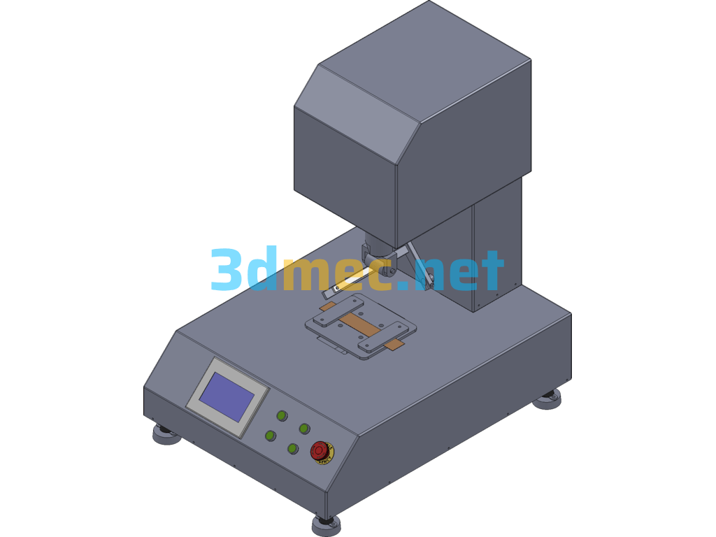 FPC (Flexible Circuit Board) Folding Angle Test Machine - 3D Model SolidWorks Free Download