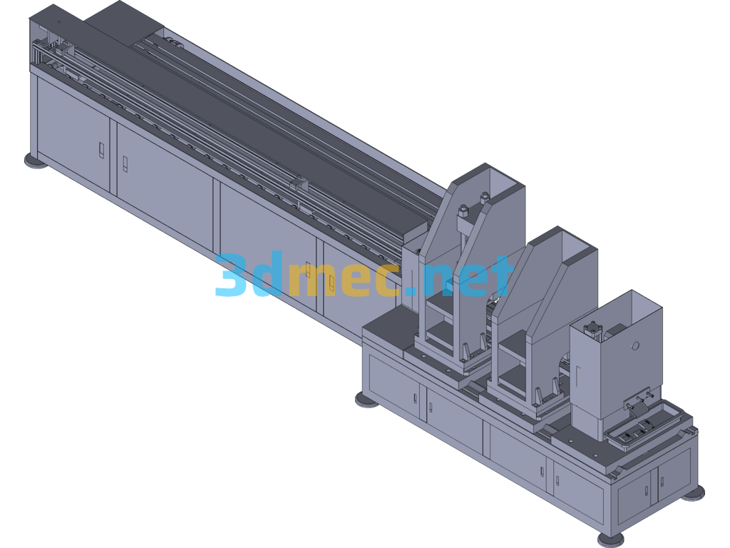 Lock Processing Equipment - 3D Model Exported Free Download