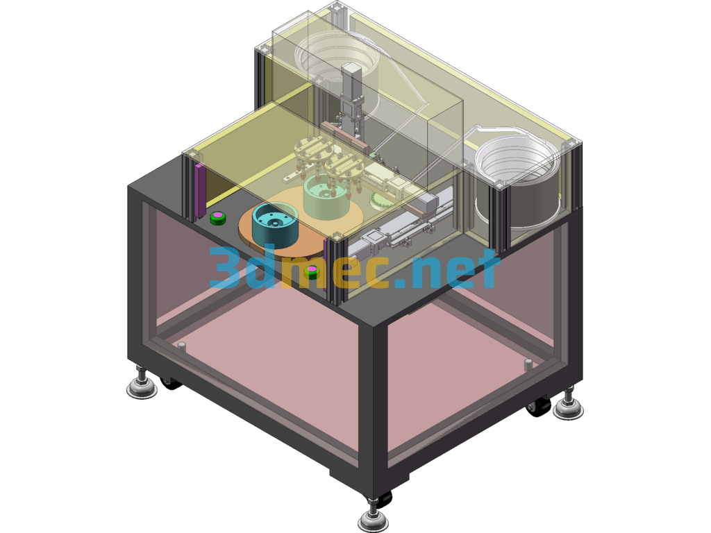 Bearing Steel Ball, Wave Ball Automatic Assembly Machine - 3D Model SolidWorks Free Download