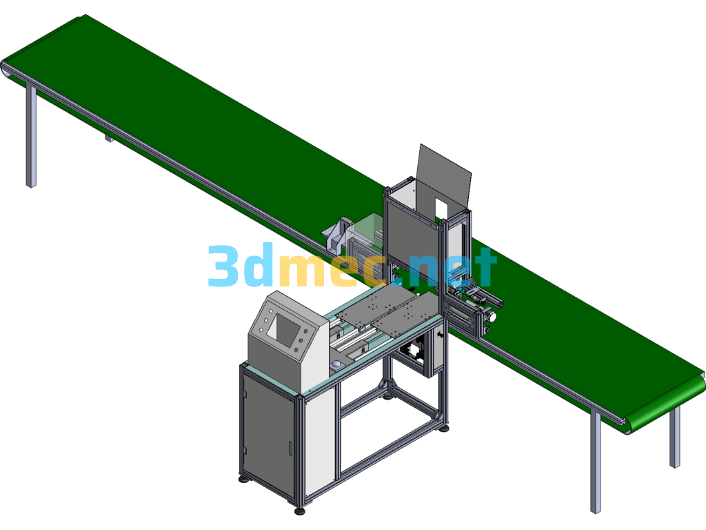 Electronic Component Automatic Assembly Machine - 3D Model SolidWorks Free Download