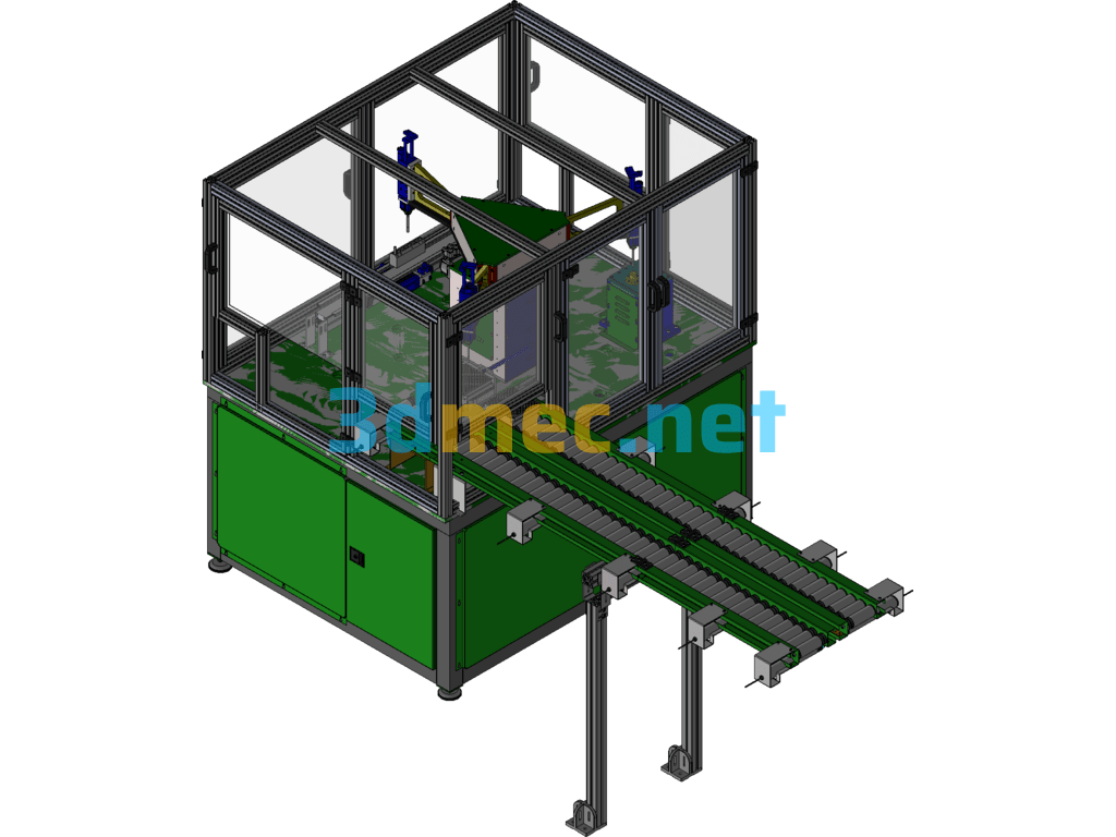 Rotary Automatic Tapping Machine - 3D Model Exported Free Download