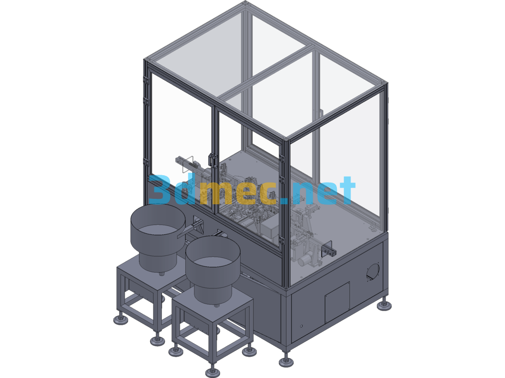 Relay Automatic Assembly Machine (Full Cam Structure Equipment) - 3D Model SolidWorks Free Download