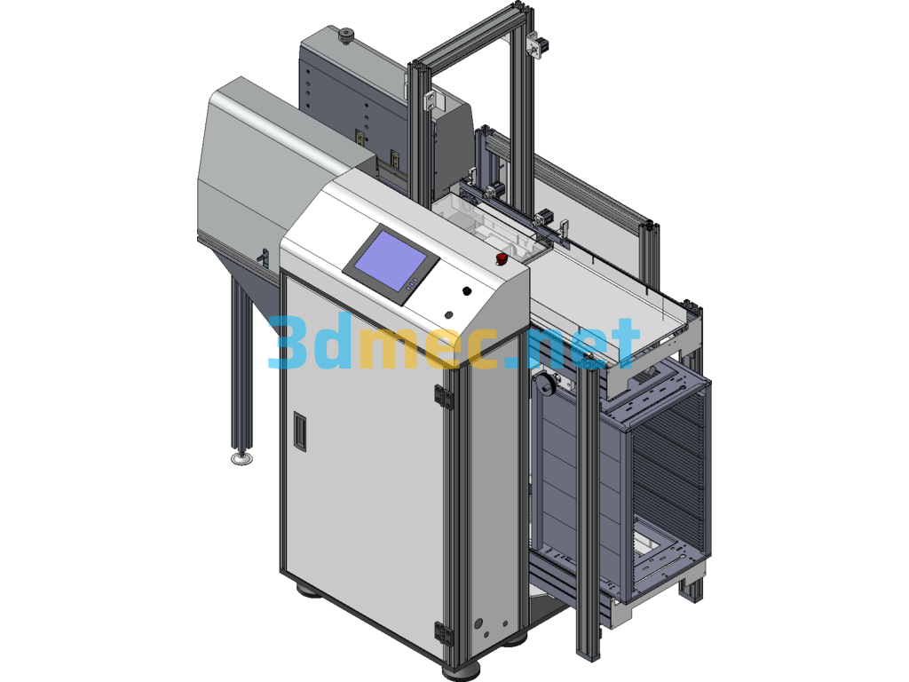 Combined Automatic Plate Feeder - 3D Model SolidWorks Free Download