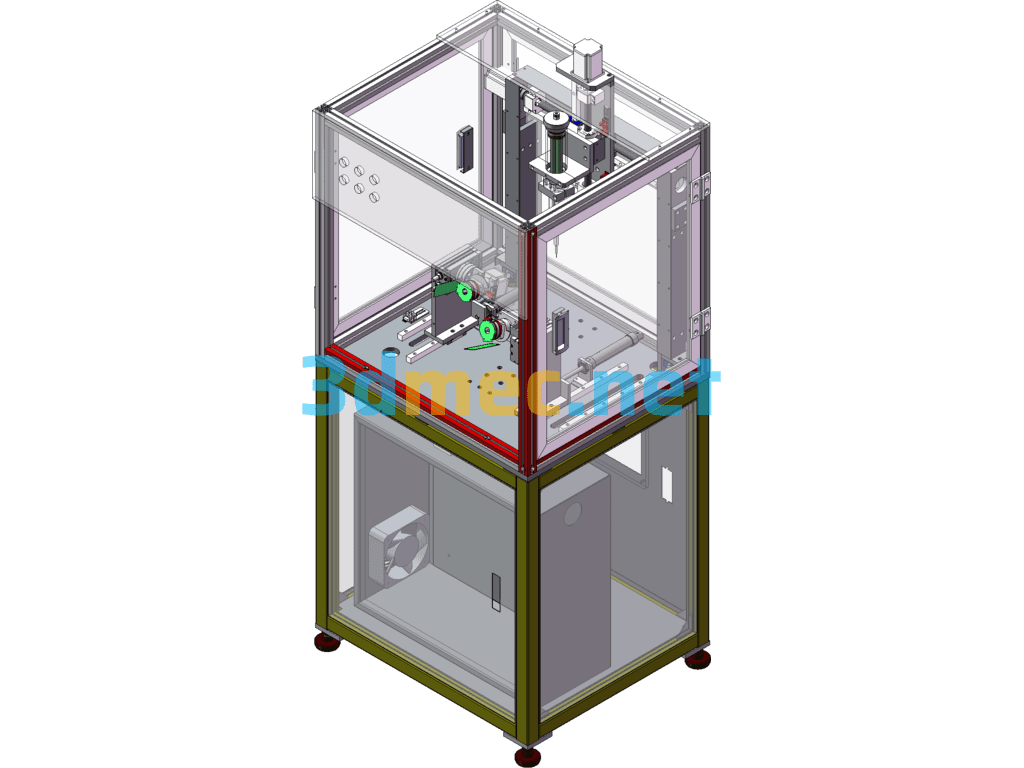 Motor Stator Dispensing Equipment/Non-Standard Dispensing Machine (Full Set Of 3D Models + Engineering Drawings) - 3D Model SolidWorks Free Download