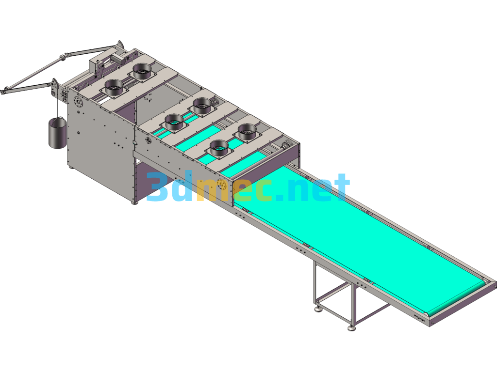 Firecracker Paper Slitting Machine (Paper Cutter) - 3D Model SolidWorks Free Download