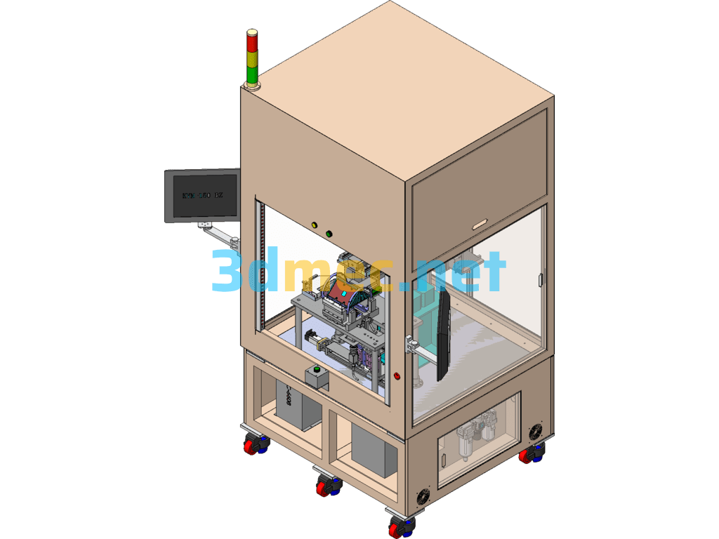 Power Potentiometer Automatic Assembly Machine - 3D Model SolidWorks Free Download