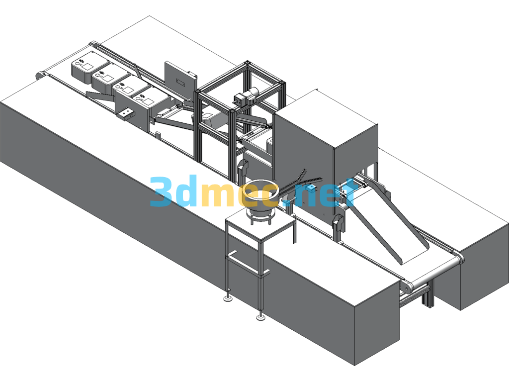 Electric Meter Automatic Sealing Machine - 3D Model SolidWorks Free Download