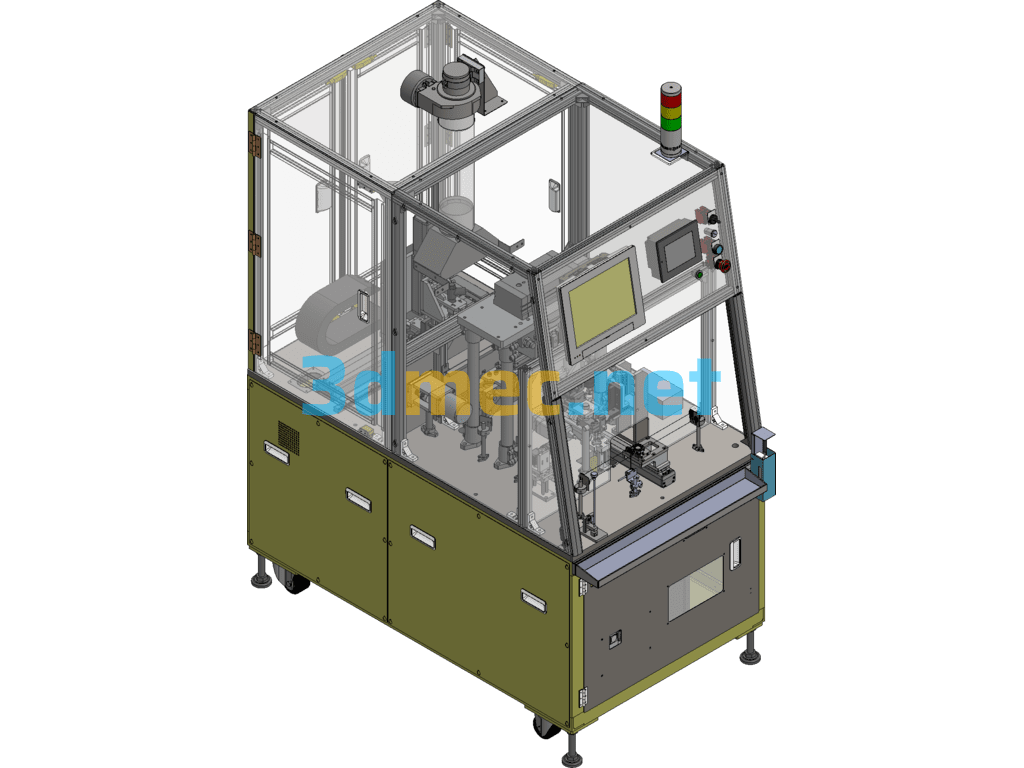 Terminal Welding Machine For Automotive Motor Industry - 3D Model SolidWorks Free Download