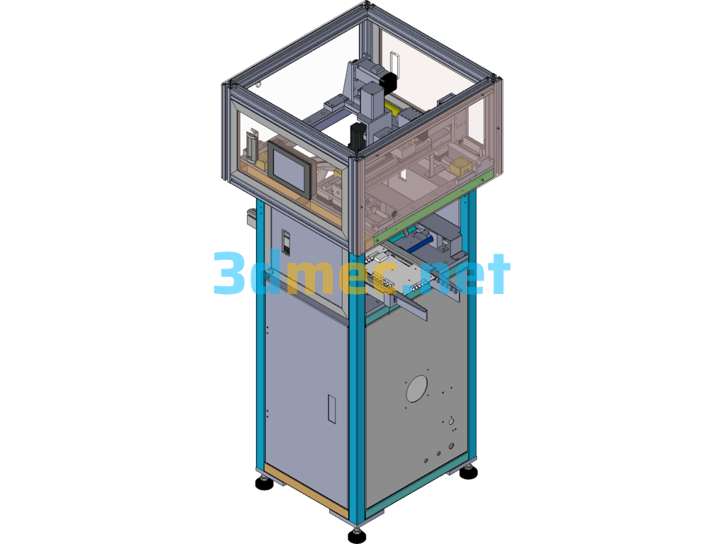 Automatic Glue Injection Machine - 3D Model SolidWorks Free Download