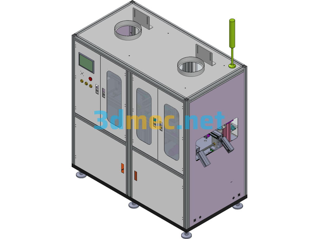 SMT Automatic Coating Machine - 3D Model SolidWorks Free Download