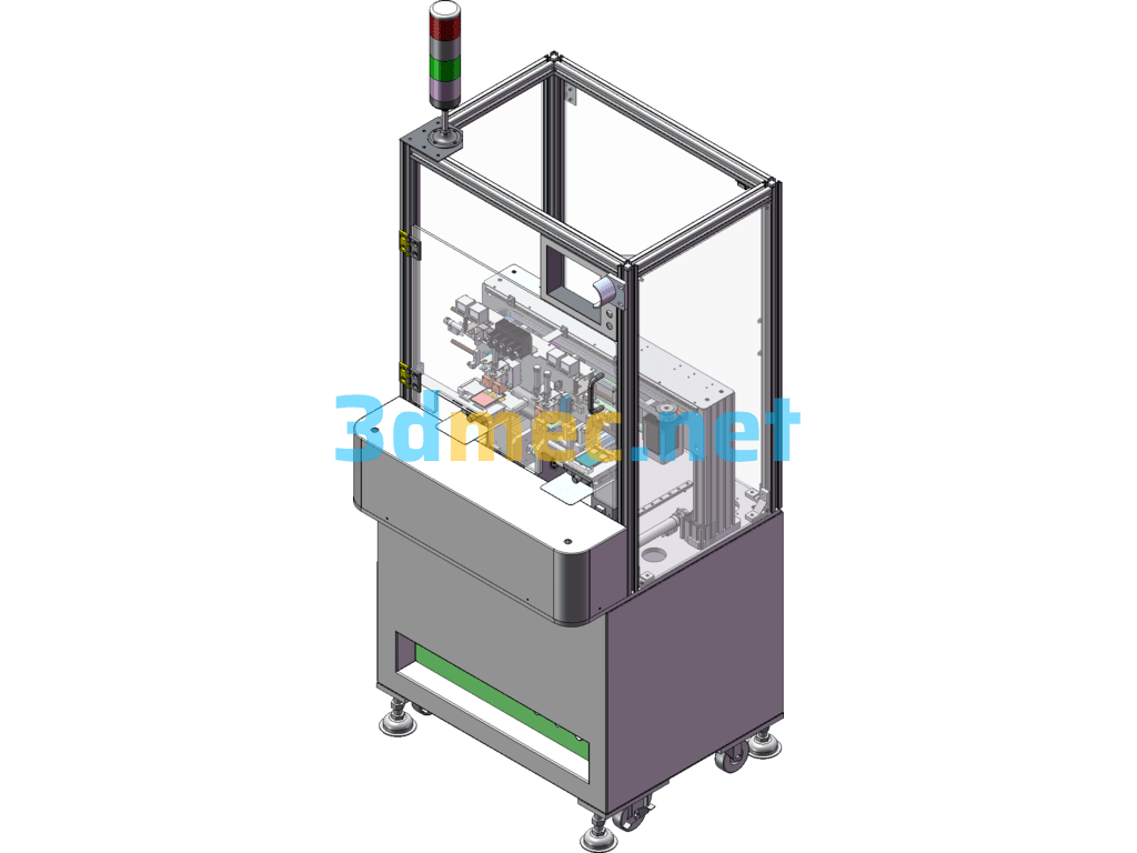 Insulation Film Attaching Machine (Automatic Attaching Machine/Film Attaching Machine) - 3D Model SolidWorks Free Download