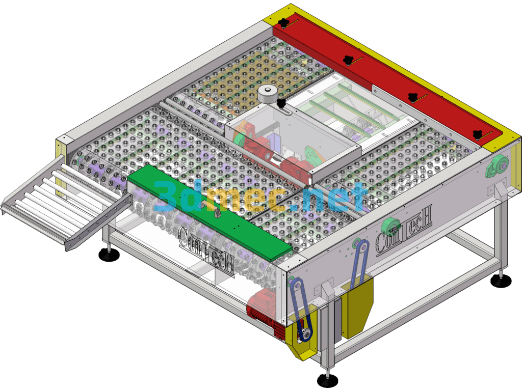 Nabot Conveyor Belt, Fixed Conveyor (Already Produced) - 3D Model SolidWorks Free Download