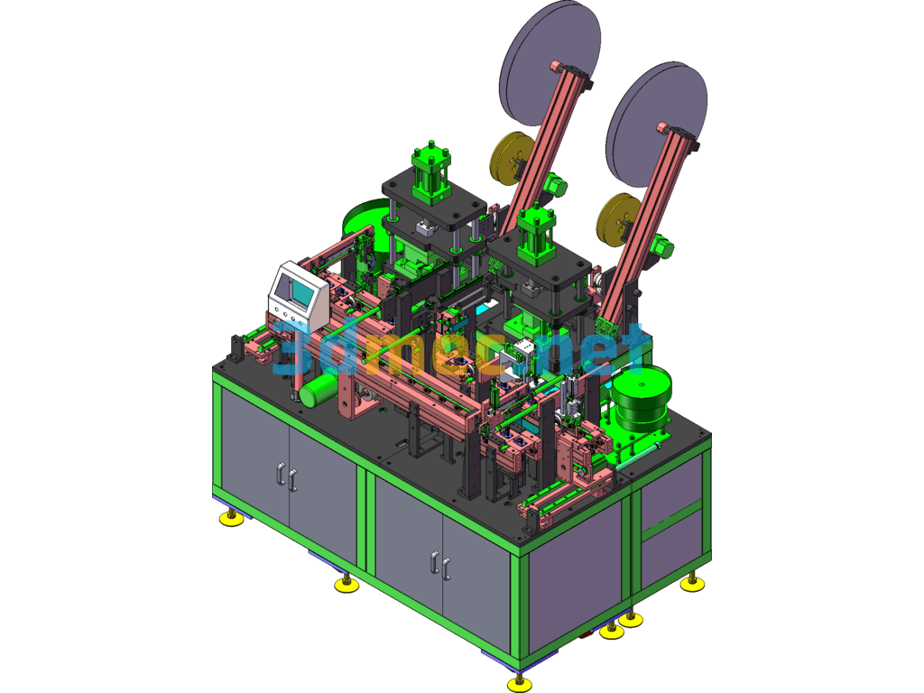 Fully Automatic Relay Assembly Equipment - 3D Model SolidWorks Free Download